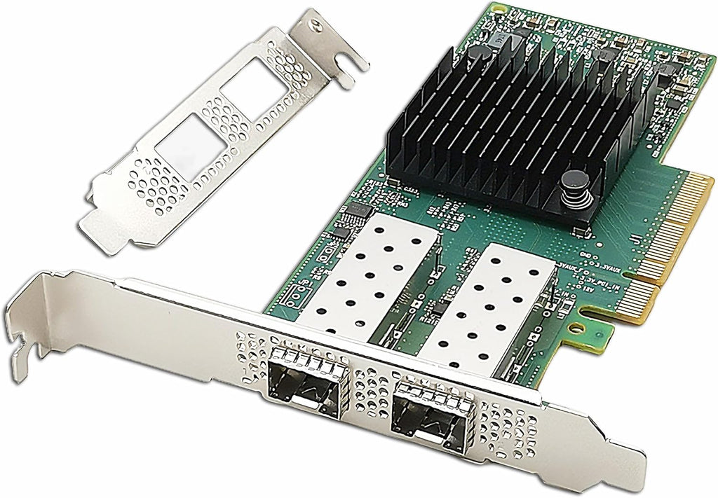 10/25GbE PCIE x8/x16 Ethernet Adapter Dual SFP28 Port with Mellanox ConnectX4 Lx MCX4121A-ACAT Chipset, 25gigabit Network Server Card Support Windows/Linux/VMare/OFED