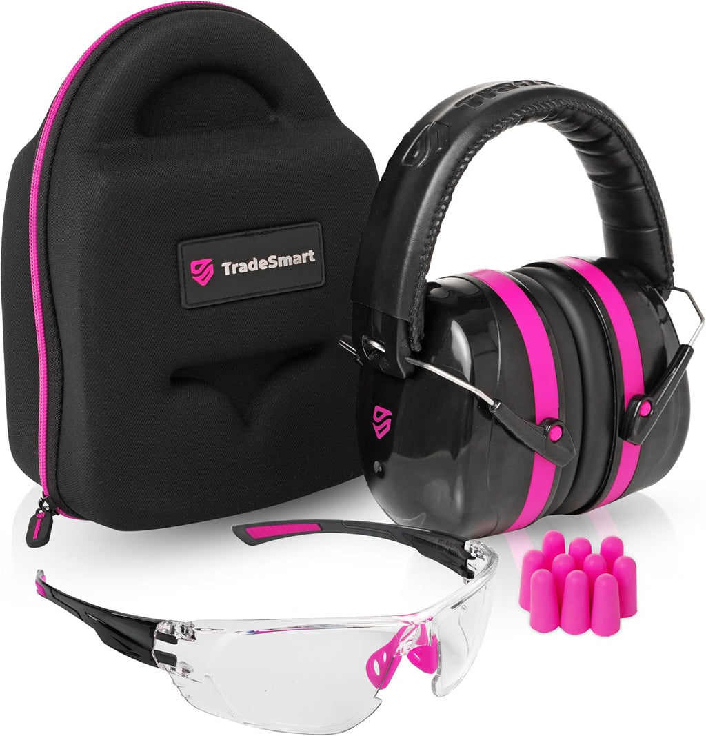 Shooting Ear & Eye Protection Kit, Combined NRR 38 | Every option stores in a hard clip-on case. You get anti-fog