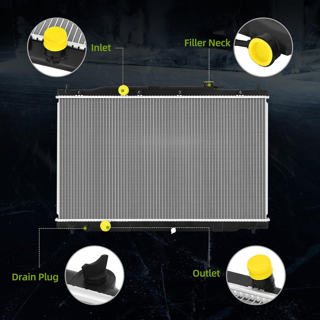 AUTOSAVER88 Radiator Compatible with 2012-2016 Honda CRV 2.0L 2.4L L4