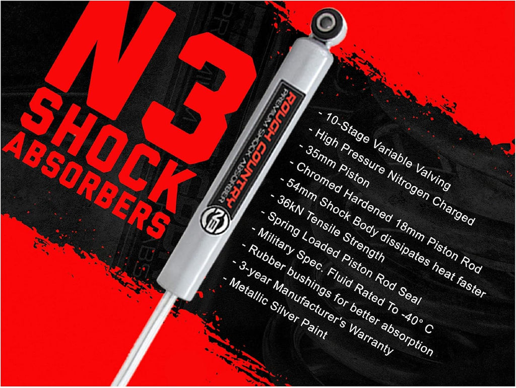 Rough Country 0-2" N3 Rear Shocks for 99-06 Silverado/Sierra 1500-23141_M