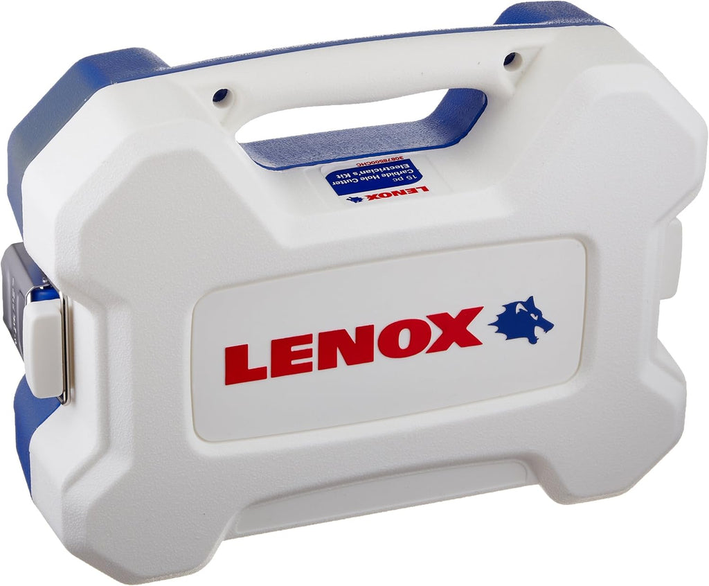 Irwin Tools LENOX Tools Hole Saw Kit for Electricians, Carbide, 15-Piece (30878500CHC)