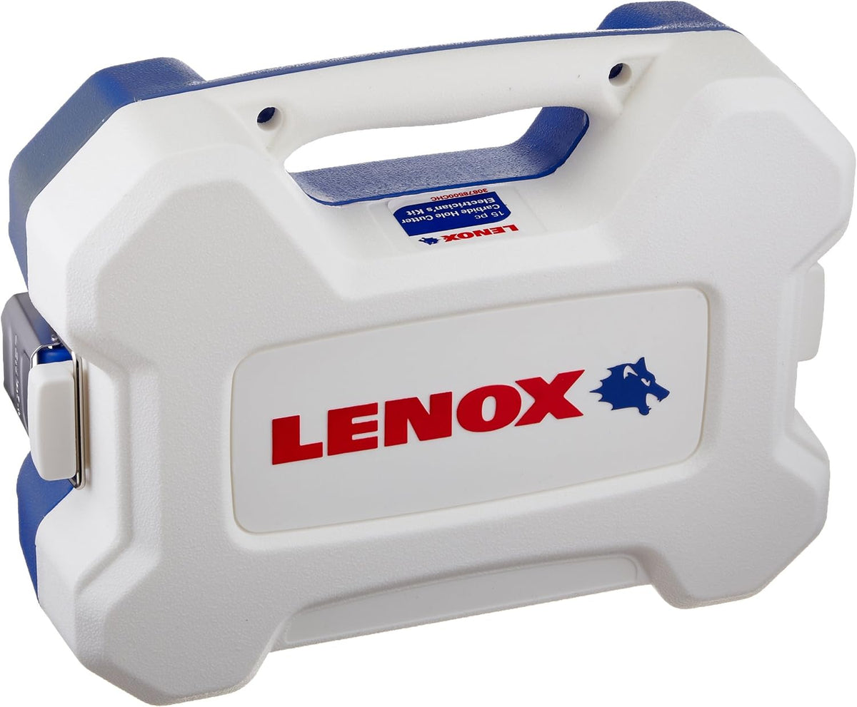 Irwin Tools LENOX Tools Hole Saw Kit for Electricians, Carbide, 15-Piece (30878500CHC)