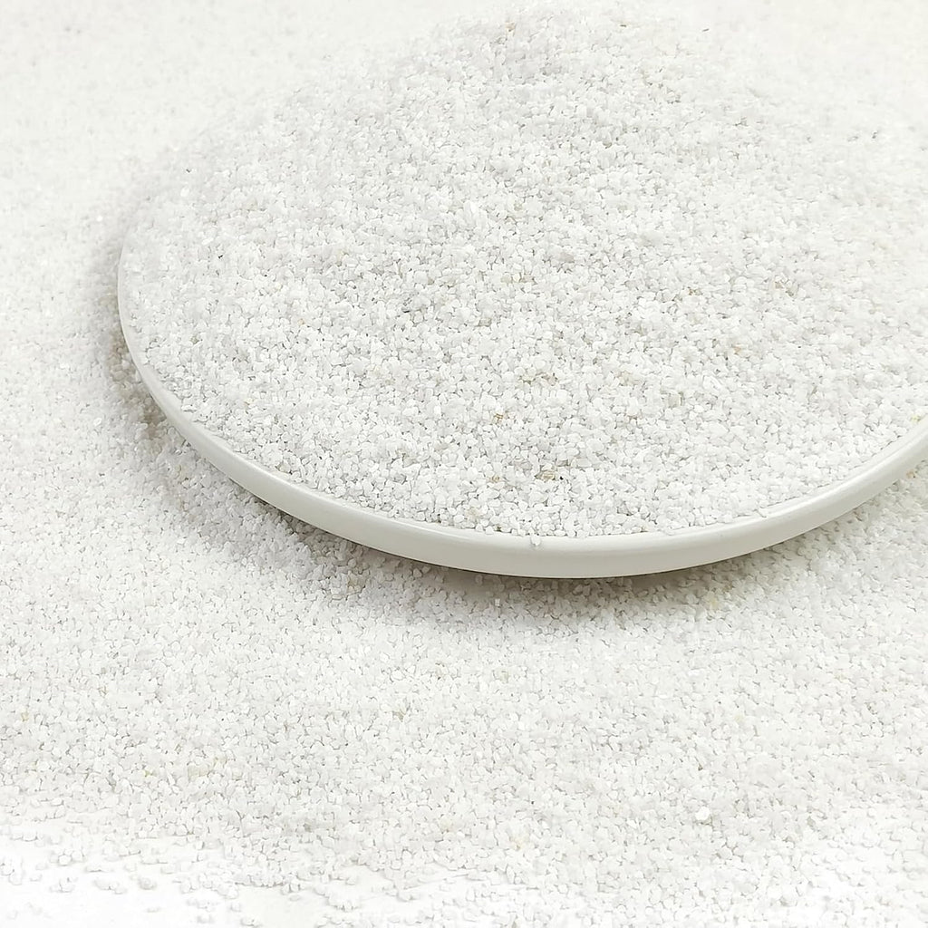 Aquarium Sand, 2lbs White Fish Tank Sand, Aquarium Gravel Substrate