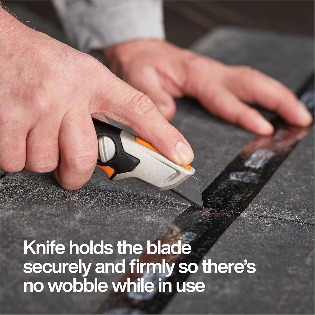 Pro Fixed Utility Knife, Orange/Black