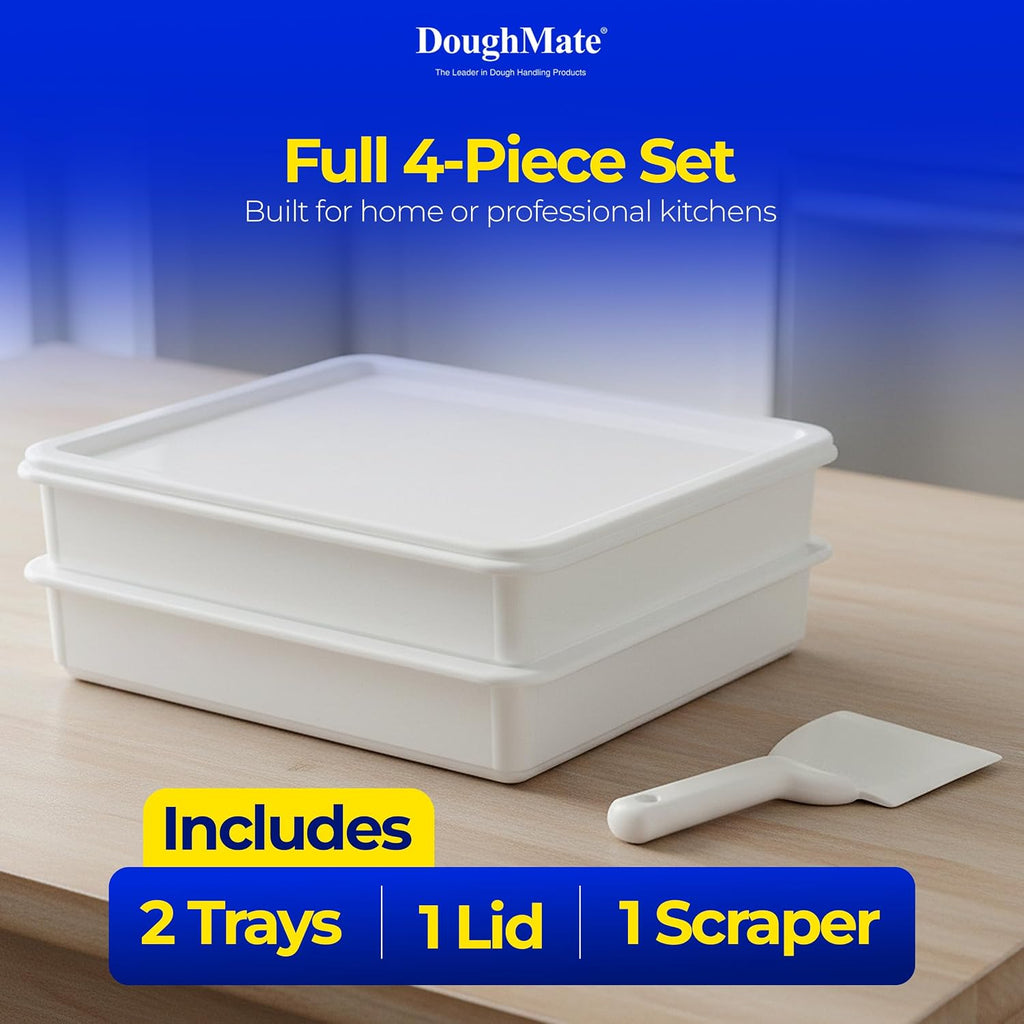Pizza Dough Proofing Box & Tray Kit