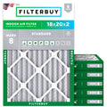18x20x2 Air Filter MERV 8 Dust & Allergy Defense (6-Pack)