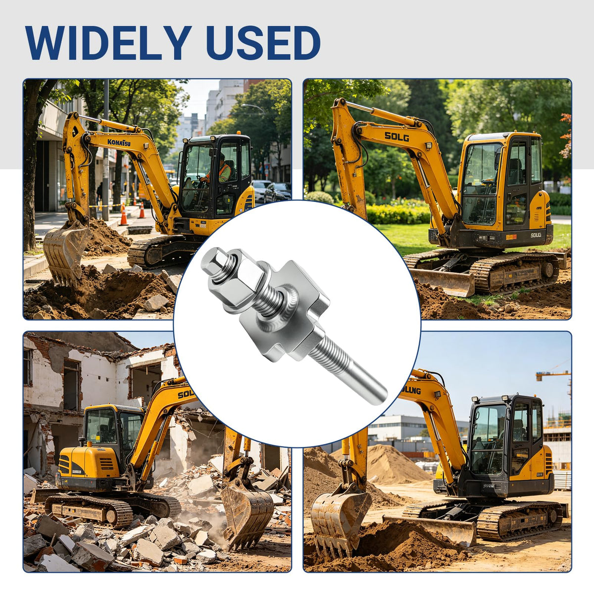 Excavator Track Tensioner for 1-Ton Mini Excavators