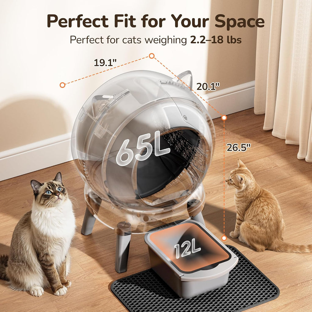 Automatic Self Cleaning Litter Box, Cat Litter Box, Robot Litter Box