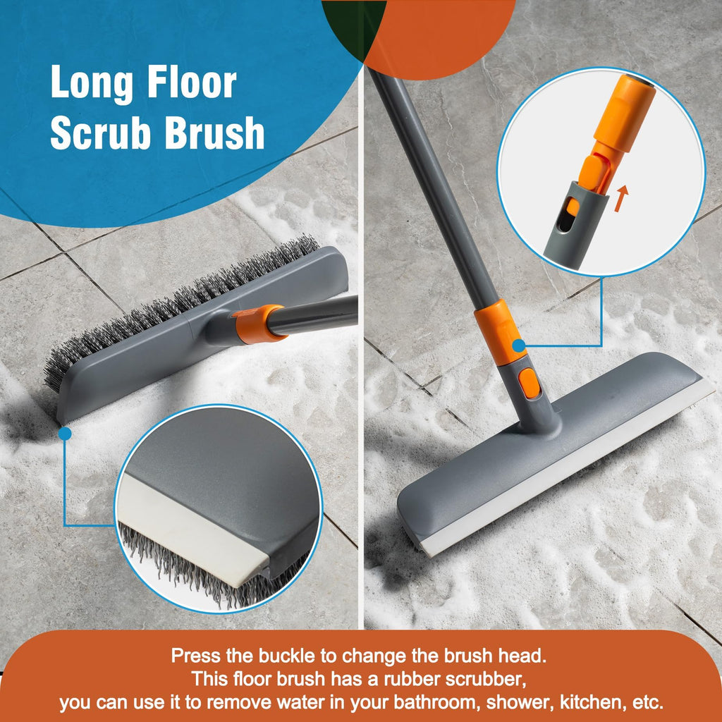 Floor Scrub Brush Tile Tub Scrubber Brush