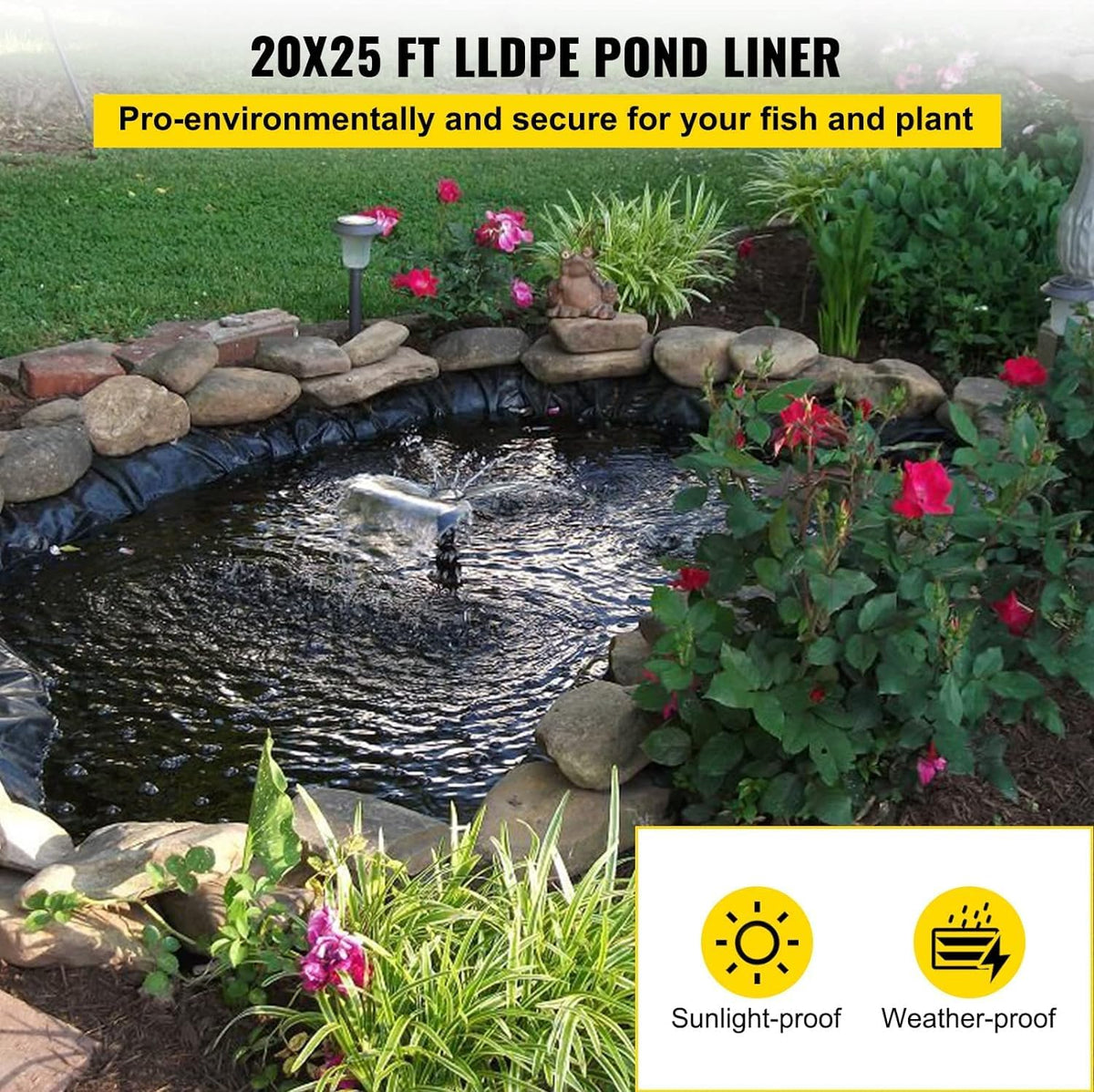 01 Pond Liner, Black