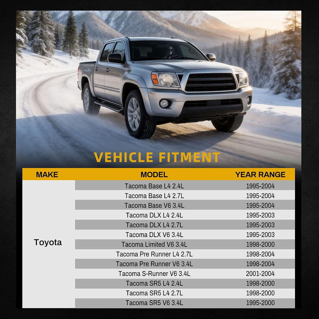 DWVO Complete Radiator Compatible with 1995-2005 Toyota Tacoma