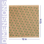 Double Sided Transfer Sheet, 468MP Adhesive Transfer Tape, 12in x 12in (5-Pack)