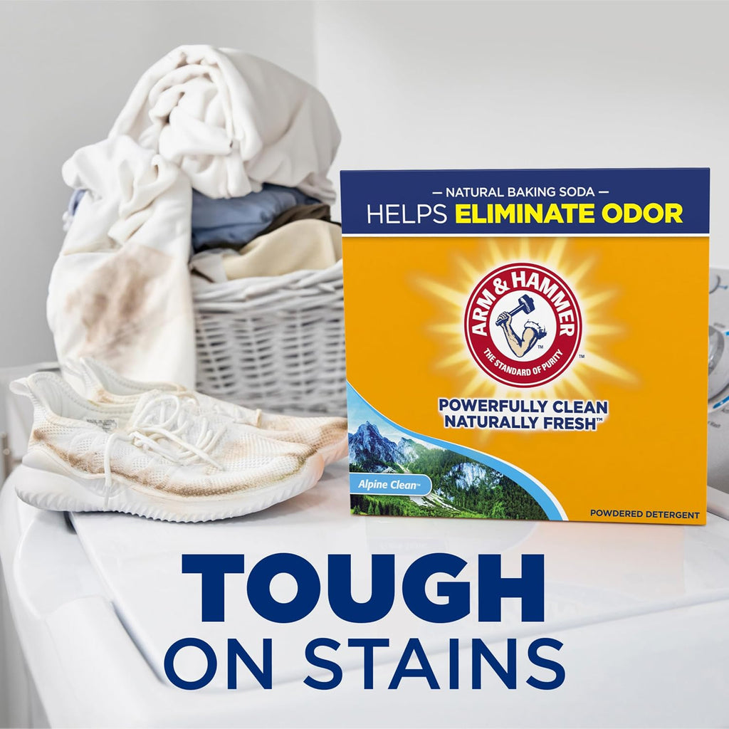 Powder Laundry Detergent, Alpine Clean, 9.56 lb, 155 Loads