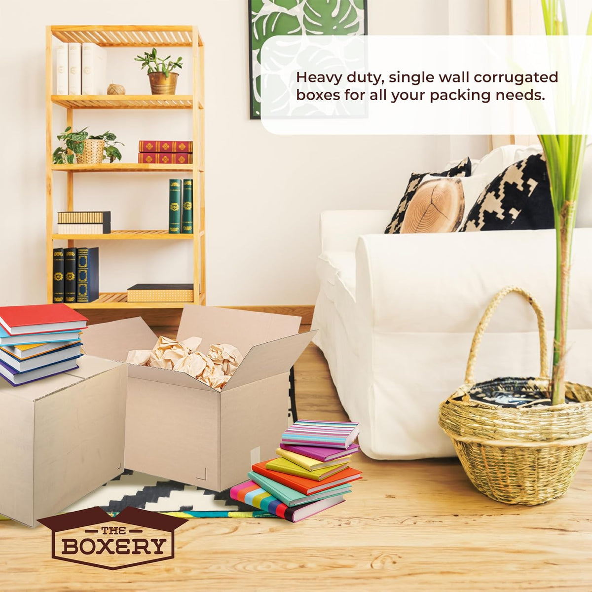18 x 16 x 14" Heavy Duty ECT44 Cardboard Boxes, 25 Pack