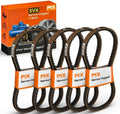 PIX 5 Packs Industrial Drive V-Belts, BX115 Cogged, 21/32" x 118" OC OEM Alternative - Heavy-Duty Power Transmission Belt for Machinery, Durable V Belt for Industrial Equipment