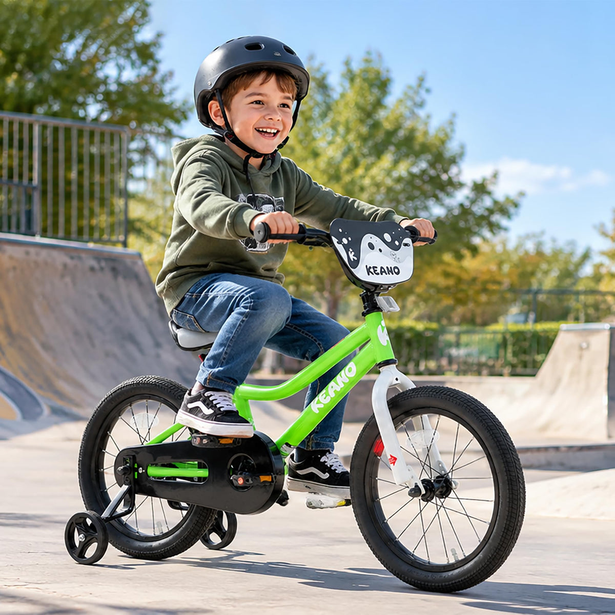 14" Kids Bike for 3-5 Yrs, Training Wheels, BMX Style, Mint