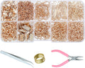 Jewelry Making Supplies Kit, Jewelry Repair Tools Kit with Pliers, Open Jump Rings, Lobster Clasps, Earring Hooks