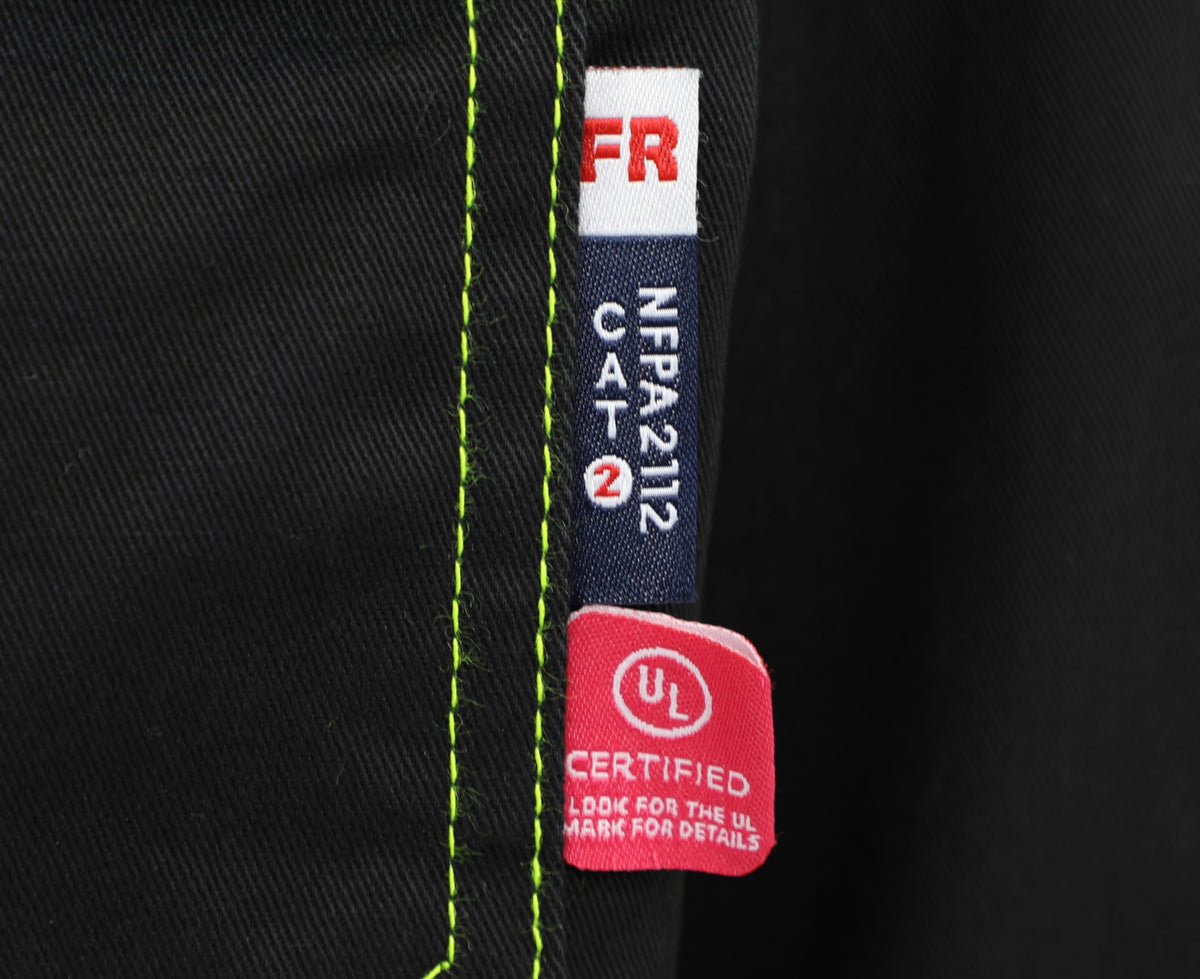 FR Shirts for Men Snaps Down 7.5oz Fire Resistant Welding Jackets