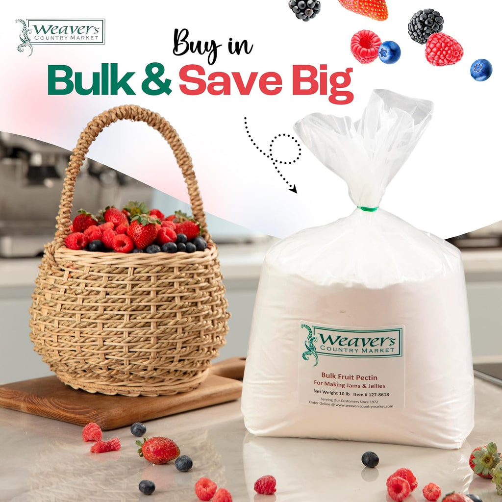 Bulk Fruit Pectin Powder for Jam and Jellies - Made in USA Pectin for Canning Jelly, Cost Effective Pectin for