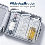 Wine Bottle Travel Protector Bags, 10 Pcs Inflatable Wine Shipping Sleeves