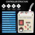 CNCTOPBAOS 1100W Brushless AC Servo Motor Driver CNC Controller Kit CW/CCW