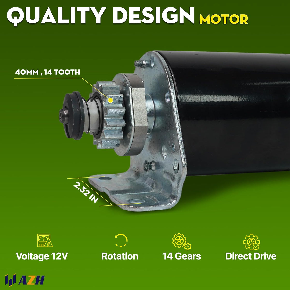 Starter Motor Replacement for Husqvarna Model YTH18542 18.5-HP Hydrostatic 42-in Riding Lawn Mower