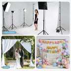 10x10FT Backdrop Stand Adjustable Back Drop Stand for Party Wedding