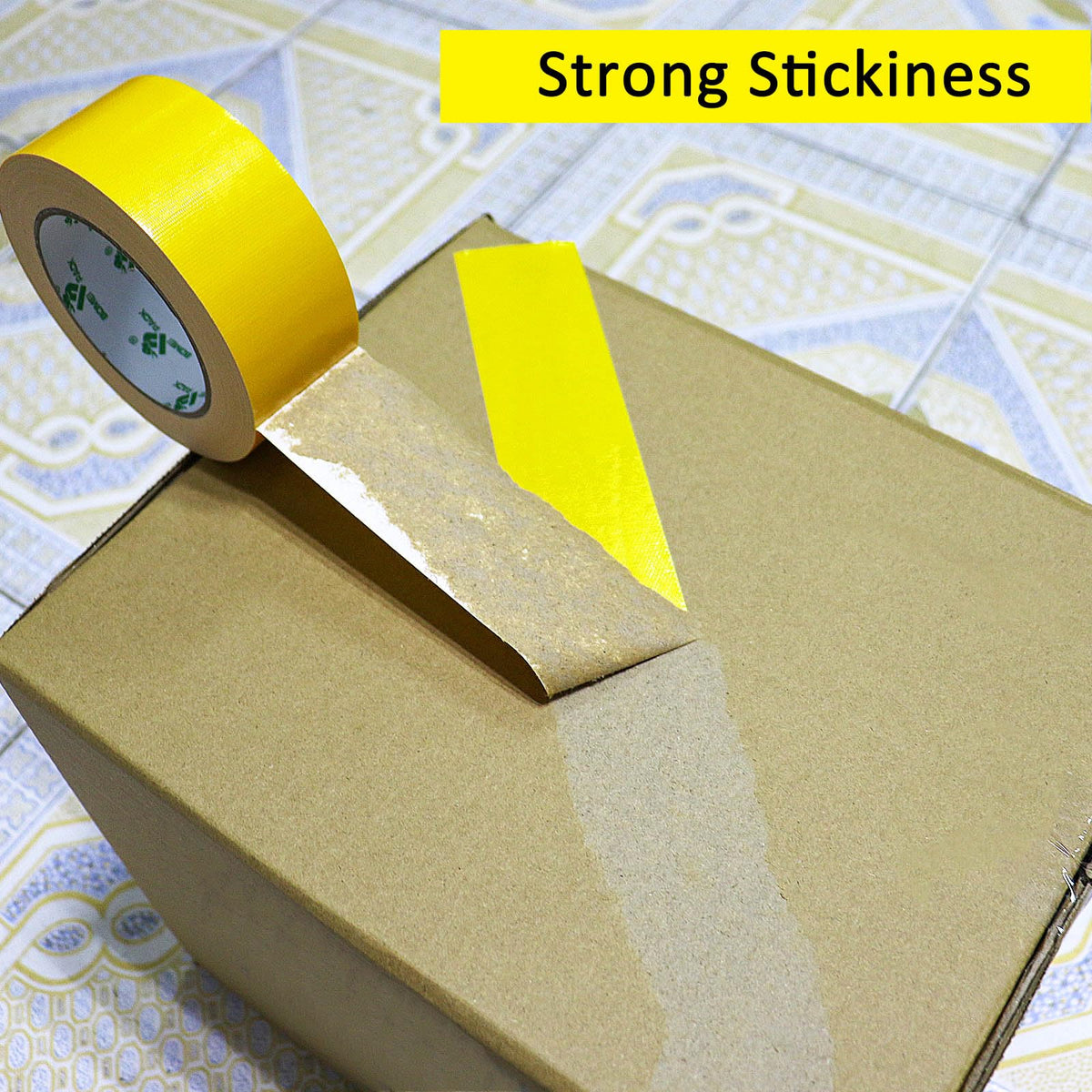 4-Pack Duct Tape Heavy Duty Yellow, 35 Yards x 2 Inch
