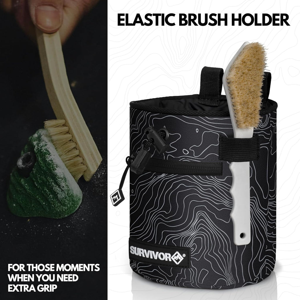 Chalk Bag for Rock Climbing, Bouldering, Weightlifting, and More