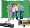 7.87ft x 13.12ft Green Screen Backdrop Kit with Stand | Adjustable Background, Large Collapsible Backdrop for Studio