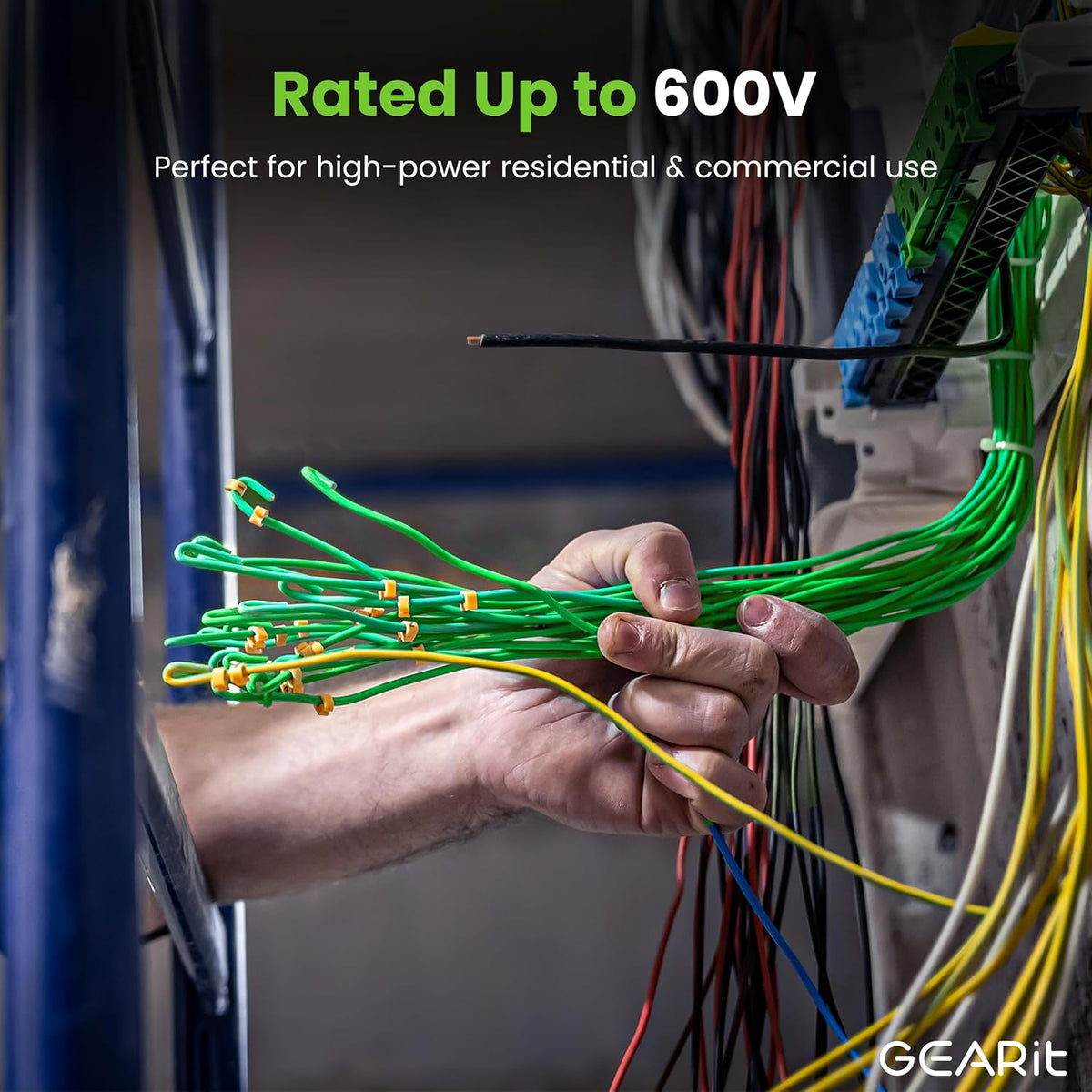 12 Gauge THHN Copper Building Wire 200 Ft, 12 AWG Solid Single Conductor Electrical Wire, 600V 90°C PVC/Nylon Jacket