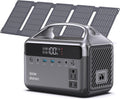 Solar Generator with Solar Panel, Portable Power Station 192Wh, 300W | 600W Surge, Solar Power Bank with AC Outlets