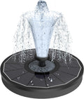 Solar Fountain for Bird Bath Direct Sunlight High Efficiency 3.5W Glass Panel Solar Water Fountain Outdoor Garden