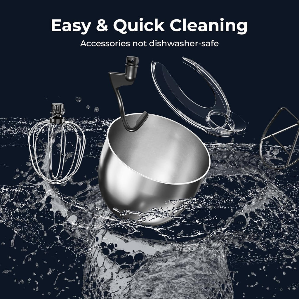 5.3 Quart Electric Stand Mixer With 12 Speed, Low Noise