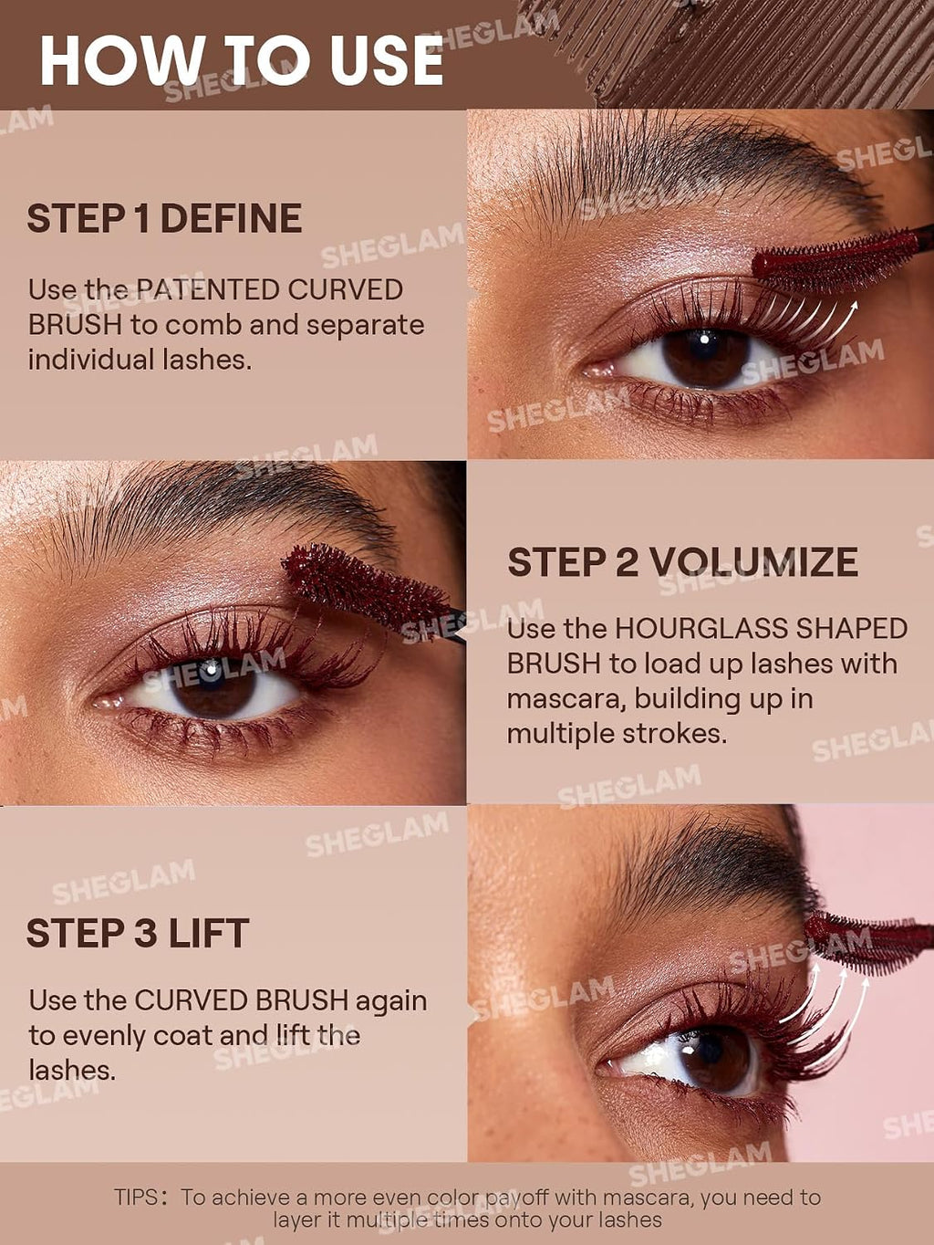 All-In-One Volume & Length Mascara-Waterproof-Macchiato