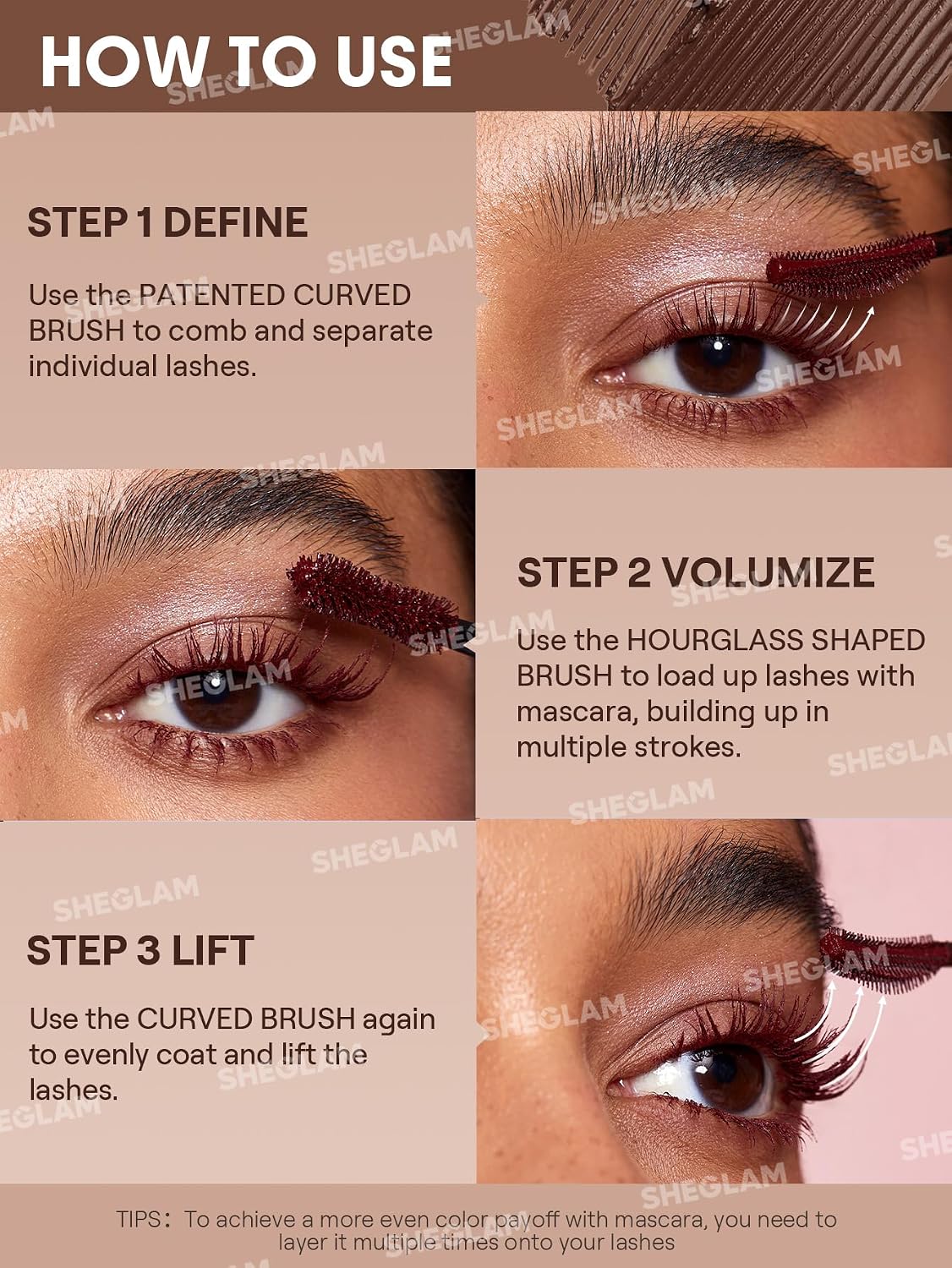 All-In-One Volume & Length Mascara-Waterproof-Macchiato