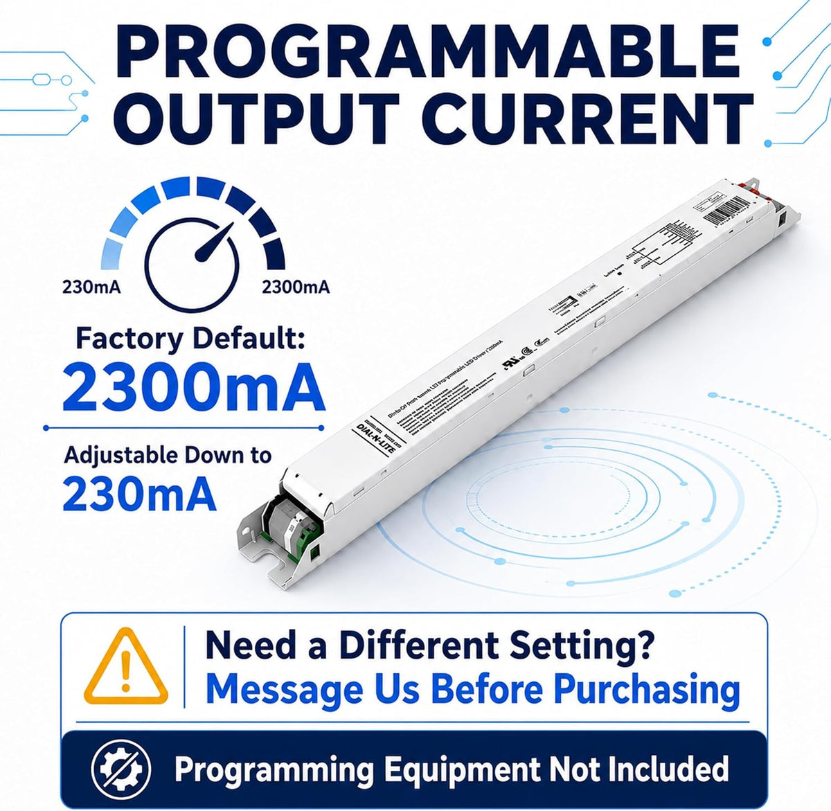 OHLECTRIC Replacement OTi DIM-1 L G2 Linear LED Driver 50W