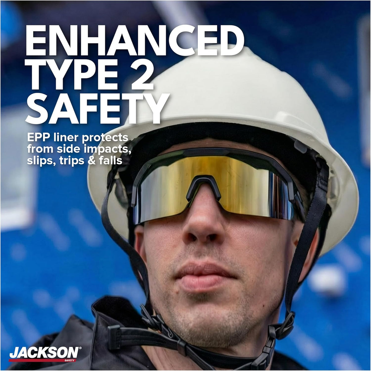 Blockhead2 Type 2 Full Brim Hard Hat, ANSI Z89.1 Class E & C
