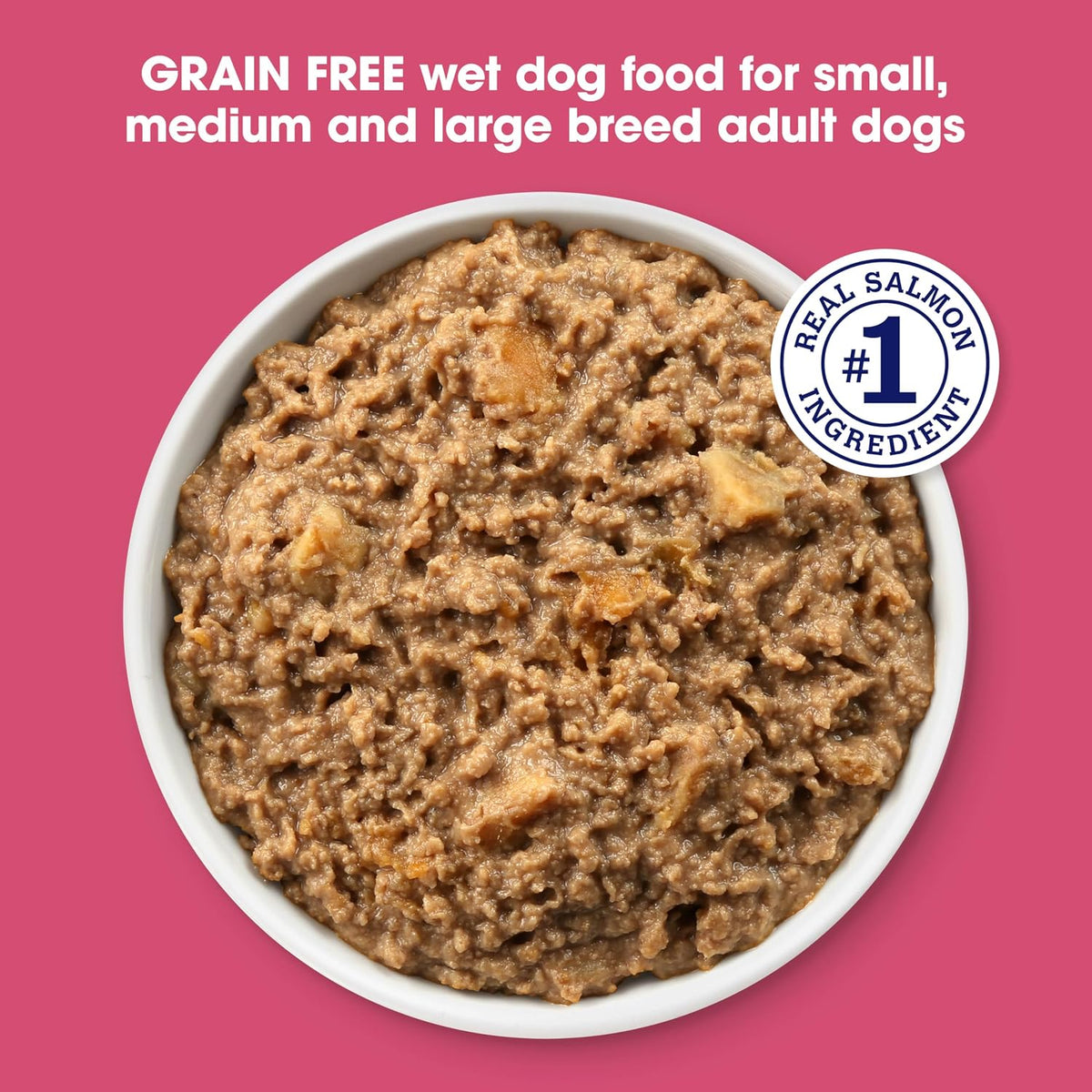 Grain Free Salmon Wet Dog Food, 13 oz. Can (Pack of 12)