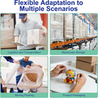 Stretch Film Roll,15IN Wide 196.8FT Long-60 Gauge Shrink Wrap Film,Self-Adhering Plastic Wrap Roll for Pallet Wrap