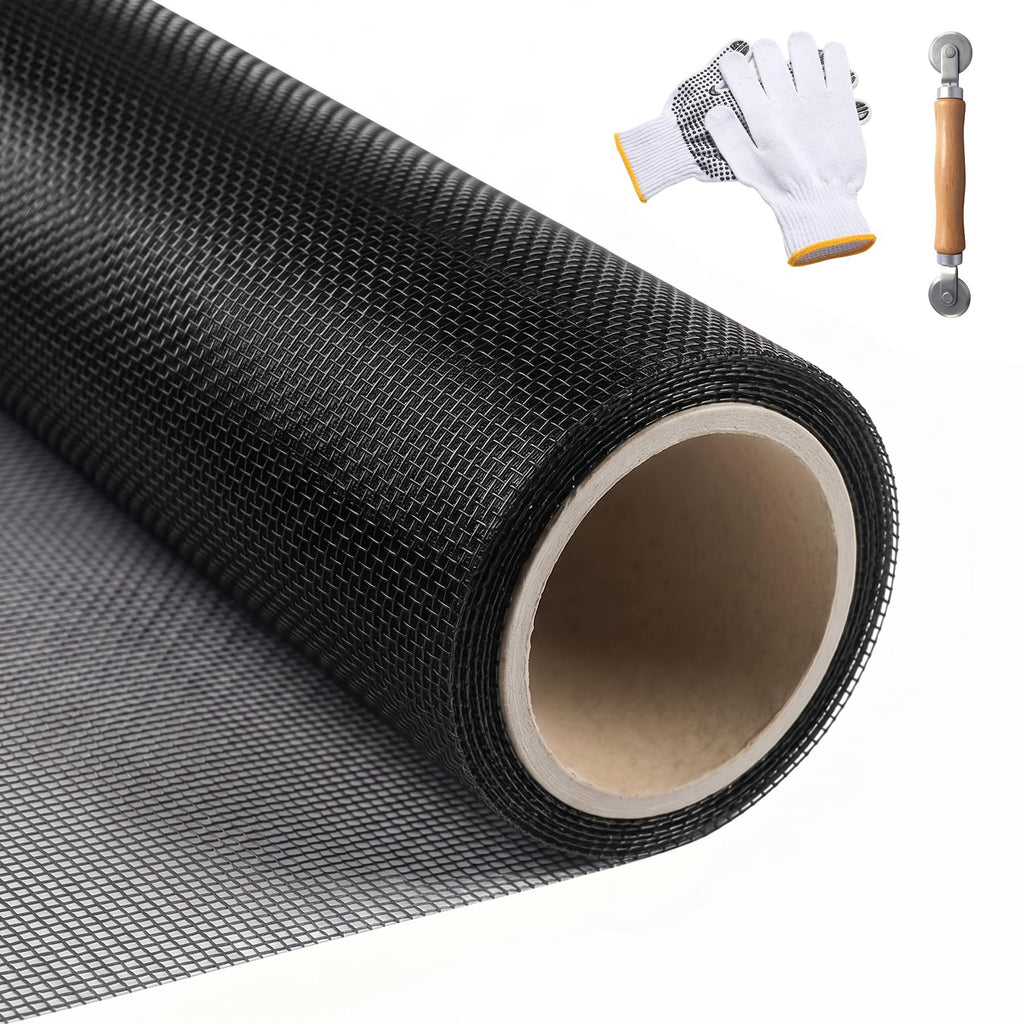 47in x 10ft Black 304 Stainless Steel Window Screen Mesh Roll
