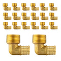 20-PACK EFIELD Pex 3/4"x1/2"Male NPT Threaded Elbow(PEX1807100-20)
