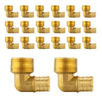 20-PACK EFIELD Pex 3/4"x1/2"Male NPT Threaded Elbow(PEX1807100-20)