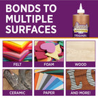 Original Tacky Glue, Perfect for Crafts and DIY Projects, Dries Fast and Clear, 16 fl oz 3-Pack
