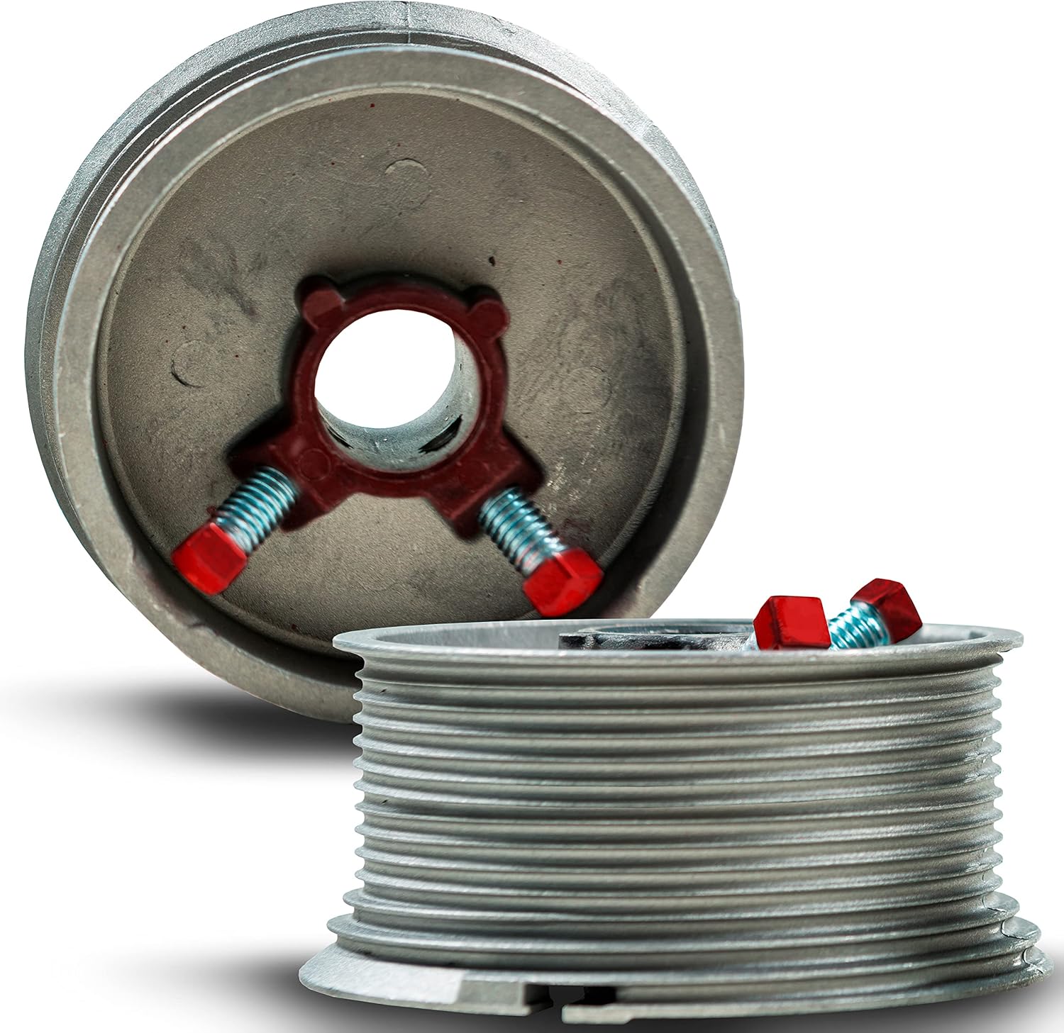 Garage Door Cable Drums Pair, Up to 12 Ft Doors, 1 Inch Tube Shaft