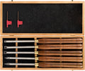 5-Piece Carbide Tipped Wood Turning Lathe Chisel Tools Set | Stainless steel bars with replaceable carbide tipped
