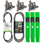 8TEN Blade Spindle Belt Kit for Husqvarna YTH2046A YTH2046B 46 Inch Deck