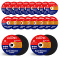 WORKPRO 20-Pack 3" x 3/8" Cut-Off Wheels