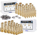 48PCS Brass Hose Barb Fittings with Clamp,Splicer Mender & Adapter