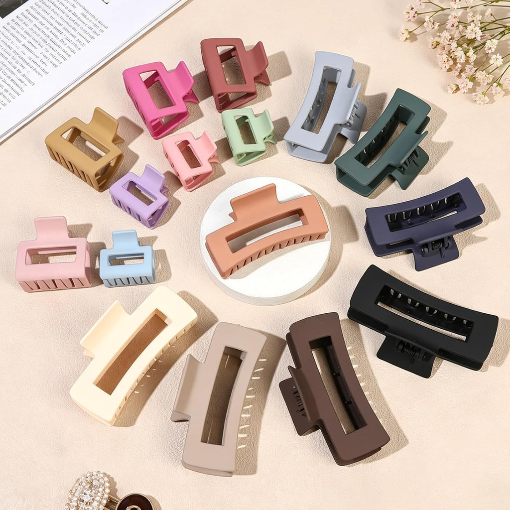 Hair Clips for Women Claw Clips 4 Large 4 Medium 4 Small 4 Mini